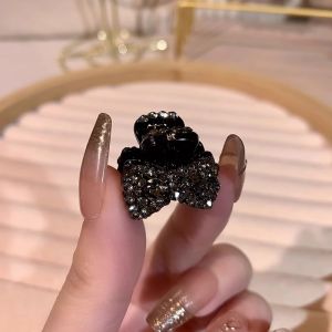 Mini Butterfly Knot Hair Clip Womens Fashion Diamond Encrusted Hair Grips Side Hair Clips Hair Accessories Korean Style