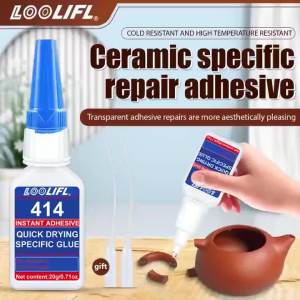 LOOLIFL | Instant Super Glue Universal Quick Dry Adhesive Multi Material Plastic Metal Rubber Ceramic Glass DIY Repair Strong Instant Glue