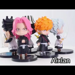 action figure koleksi Bleach 98 kurosaki ichigo urahara kenpachi matsumoto aizen hitsugayacute mainan toy toys anak bleach action mini figure