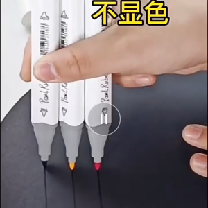 ปากกาอะคริลิค Acrylic marker pen 12สี ปากกา marker กันน้ำ เขียนได้ทุกพื้นผิว ปากกาเขียนแก้ว /พลาสติก