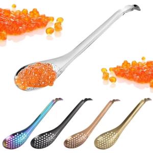 1PC 304 Thìa Spherification Bằng Thép Không Gỉ Với 56 Lỗ Cho Phân Tử Nấu Ăn Cao Cấp Máy Làm Trứng Cá Muối Nhà Bếp Tiện Ích Thân Thiện Với Môi Trường