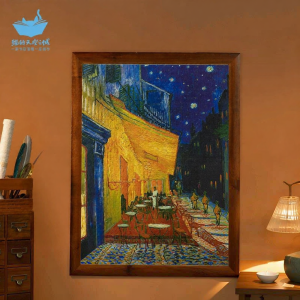 MAODETIANKONGZHICHENG | Art Series High End Nighttime Outdoor Cafe Puzzle 1000 Pieces