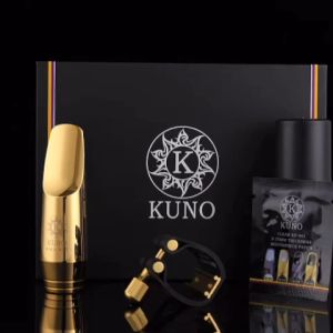 KUNO Alto Saxophone Metal Mouthpiece High Baffle Saxophone Mouthpiece Saxophone Accessory