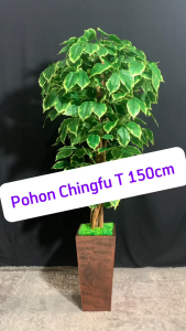 Pohon plastik- pohon artificial- bunga plastik- pohon dekorasi- pohon chingfu hijau- sirih hijau
