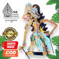 Wayang Kulit Asli Ratu Sabrang / Patihsabrang Emas Brom Alusan Ukuran Standar Dalang. 