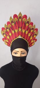 renda bordir siger/mahkota motif Krisna
