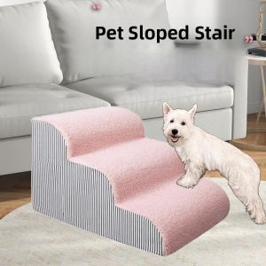 Pet Stairs Dog Bedding Small Dog Climbing Stairs Detachable Washable Pet Steps for Dogs Cat Ladder Side Bed Steps for Small Dogs
