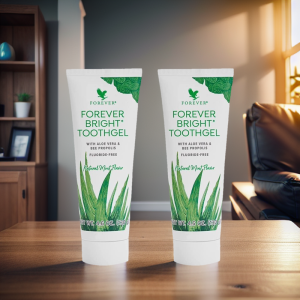 Twin Pack (Qty: 2) Unlock the Power of Natures Freshness with Forever Livings Aloe Vera Tooth Gel Tooth Paste