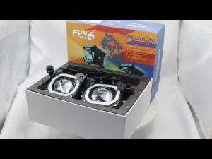 2PCS Mini Driving Light Upgraded V7 Pro 2nd Full Set high/low beam white/yellow and Blue LED headlights Korea LED chip IP68