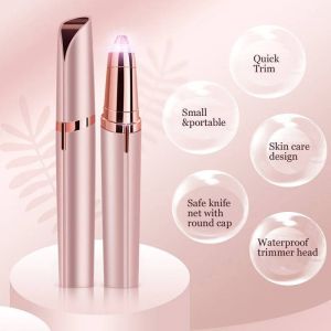 Upgrade USB Electric Eyebrow Trimmer Portable Profissional Hair Remover Make Up Shaper Tool Shaver Razors For Women