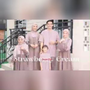 Terbaru Couple Sarimbit Eksis 236 Strawberry Cream Gamis Meyra 219 Koko Kaseo 209 Premium