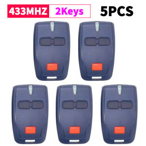 1-30Pcs BFT Remote Control 433MHz Secure Rolling Code Remote Automatic Door Remote Control for Driveway Gate Garage Door Opener