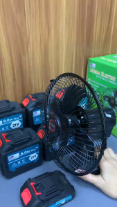 PC.DIY FM888 AIR 8" Rechargeable Oscillating Fan Lithium Battery Cordless Portable Fan Automatic Swing Fan