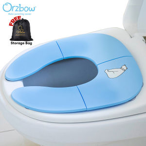 Orzbow Children Pot Baby Boys Girls Toilet Training Seat For Kids Travel Portable Baby Potty Toddler Potties Trainer urinal - Blue
