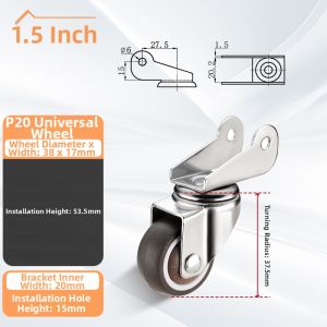 FANGXIANSHENG | Heavy Duty Caster Wheel for Furniture
