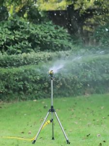 หัวฉีดน้ำแบบปรับได้ พร้อมขาตั้ง 3 ขาตั้ง ใช้กับหัวฉีด 4 หุน