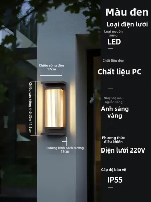 GUAIJUE | Đèn Tường Ngoài Trời Chống Nước