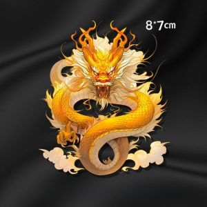 2024 Dragon Year Totem Creative Car Stickers Waterproof Decoration for Electric Vehicles Anti-Scratch 3D Stereo Customizable