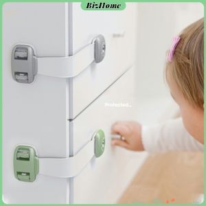 BizHome สายรัดตู้ ตัวล็อคลิ้นชัก ที่ล็อคกันเด็กเปิดประตู ราคา ต่อ 1 ชิ้น child safety lock