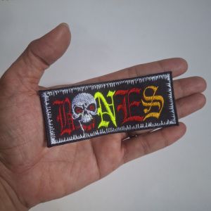 Pacth Emblim Bordir Jahit Rasta Punk Campur Uk Kecil