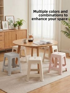 Jeko&Jeko | Stackable Non-slip Reinforced Plastic Stool