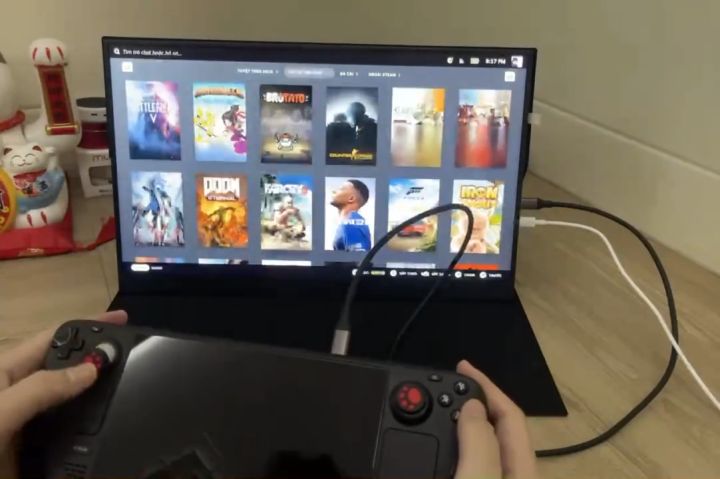 Màn hình di động 15 inch IPS 2.5K 144Hz có TypeC ThunderBolt - Tặng kèm ...