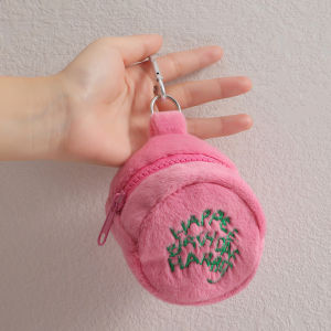 Beast Kingdom | 9/11CM Pink Coin Potters Purse Earphone Cord Storage Bag Kawaii Spot Cute Plush Harries Portable Purse Coin Pouch Cake Bag