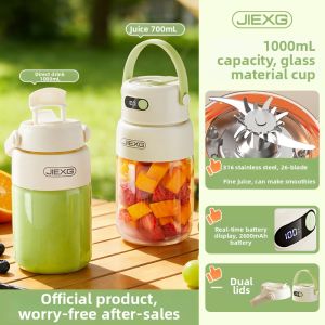 JIEXG | Wireless Portable Home-use Electric Glass Blender