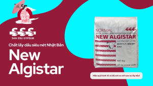 Alginate lấy dấu New Algistar Nhật Bản San Esu Gypsum Túi 500g