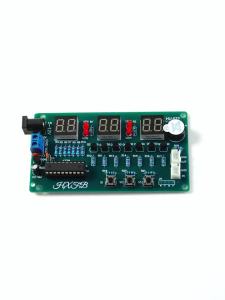 Aideepen | DC 5-12V 6-Digit Red Display Digital Clock Module Electronic Kit 51 Microcontroller Welding Practice DIY Electronic Kit