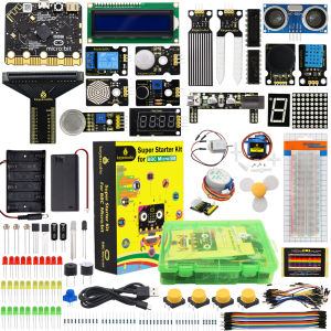 Bộ Kit Khởi Đầu Siêu Tiện Lợi Keyestudio Microbit V2 Với 43 Dự Án STEM Lập Trình Điện Tử Tự Làm Dành Cho Trẻ Em Học Micro:bit