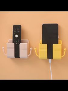 [CÓ MÓC TREO 2 BÊN] Kệ dán tường để remote điều khiển giá đỡ sạc điện thoại tiện lợi dễ dàng phù hợp với hầu hết các loại remote điều khiển điều hòa và điện thoại có móc 2 bên dùng để treo các loại phụ kiện khác SM08