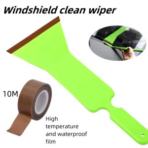 Long Handle Car Film Squeegee Tool Windshield Car Wash Scraper
