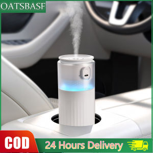 OATSBASF Portable Mist Car Air Humidifier Purifier with LED Light Aromatherapy Diffuser Home Air Freshener