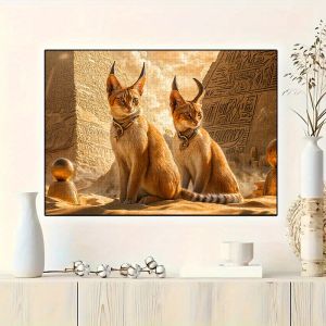 Kayou | 500/1000 Pieces Jigsaw Puzzle The Desert Golden Cat Jigsaw Puzzle Educational Toy for Kids Children s Games Christmas Gift