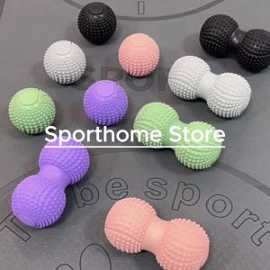 Portable TPE Massage Balls for Men Women Home Yoga Pilates Fitness Fascia Massage Ball Neck Back Foot Leg Massage Ball