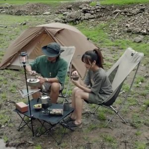 Ghế xếp dã ngoại khung nhôm siêu nhẹ siêu gọn có lưng tựa đầu cao cấp NatureHike NH18Y060-Z