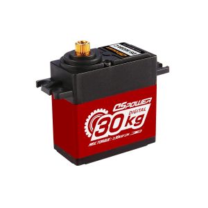 DSPOWER 30kg Mô-men Xoắn Cao Bánh Răng Kim Loại Kỹ Thuật Số Chống Nước Cho Xe RC 1/8 Xe Tải Xe Leo Núi Thuyền - Xoay 180/300 Độ