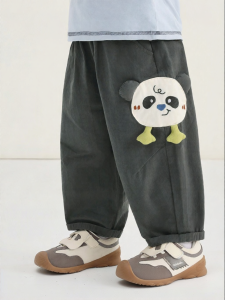 CUTEPANDAS | Quần Dệt Thu Cho Bé Có Hình Gấu Hoạt Hình