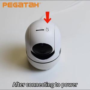 PEGATAH 2K WiFi PTZ Camera 360° Smart Tracking AI Motion Detection Night Vision Baby Monitor Home Security Cam