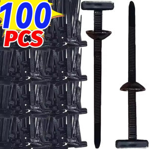 100PCS Universal Nylon Cable Tie Buckle Heavy Duty Self-Locking Nylon Zip Ties Holder Multipurpose Plastic Cable Ties Car Repair