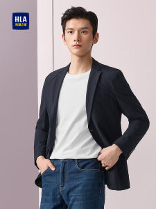 Slim Fit Casual Mens Suit Jacket HLA Sea Dream Home Button down Collar Business Gentleman Outerwear Spring Fashion City