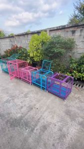 กรงสูง ไซต์M / L กระต่าย ขนาดใหญ่ กรงสูงหนัง รองรับเพื่อเก็บได้ กรงสูงสูง กรงสูงสัตว์เลี้ยง 15mm เหล็กเชื่อมกลางหนา กรงแมว กรงพลาสติก