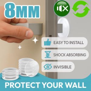 Door Stopper Handle Bumpers Silicone Self Adhesive Mute Anti-Shock Protection Porte Pad Home Decoration Wall Protection