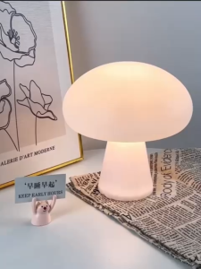 ✳️TSG65✳️ 3-Colours LED Mushroom Table Lamp Touch Dimming Portable Cordless LED Desk Light USB Rechargeable Bed Night Light LED Desktop Lamp USB Touch Dimming Recharge Night Light Bedside Lamps Bedside Lamp Touch Control Dimmable Light