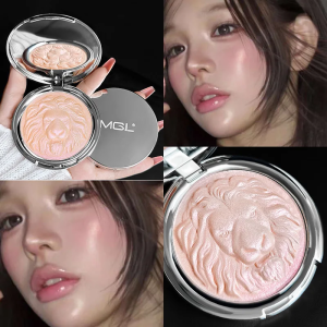 แป้งไฮกลอส MGL ลายหัวสิงโต สีมันฝรั่งบด บรรยากาศประกายระยิบระยับ สีขิงประกายมุกละเอียด:03