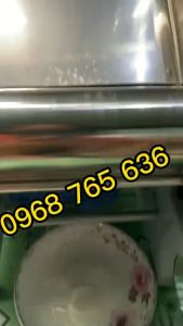 Máy cán bột làm bánh bột lọc bánh canh chạy điện gia đình