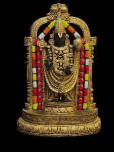 New perumal / Balaji-Tirupati Balaji silai -Venkateshwar / ELUMALAIYAN  for Home Decoration-Antique Finish-Resin-Height-13Inches