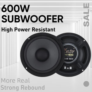 Car Tuning Audio Speaker Heavy Mid-bass Ultra-thin Modified Speaker Horn 6 Inch 600W 2-Way Full Range Frequency Automotive