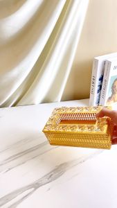 Tempat Tisu Kristal / Tempat Tessue/ Kotak Tissue / Kristal Kotak Tissue Mewah / Tissue Box AVELINE
